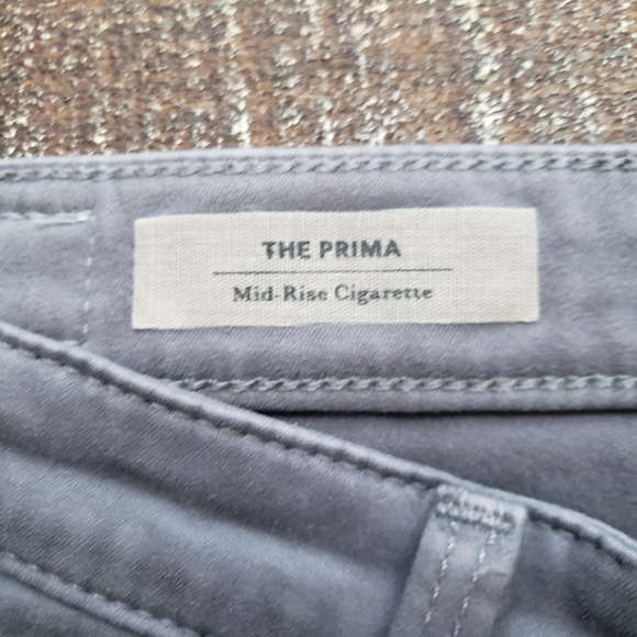 AG Adriano Goldschmied Women's Prima Mid-Rise Ankle Cigarette Jeans Size 25R - Picture 9 of 14